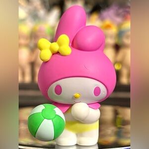 Sanrio Summer My Melody with Beach Ball Collectible Art Figure